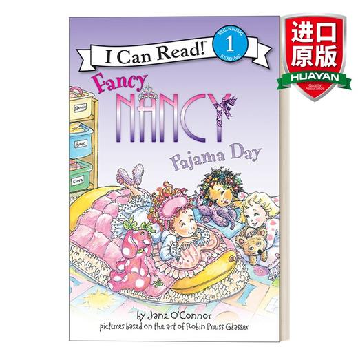 Collins柯林斯 英文原版 I Can Read 1 Fancy Nancy Pajama Day 漂亮的南希 睡衣日 小俏妞希希分级读物 英文版 进口英语原版书籍 商品图0