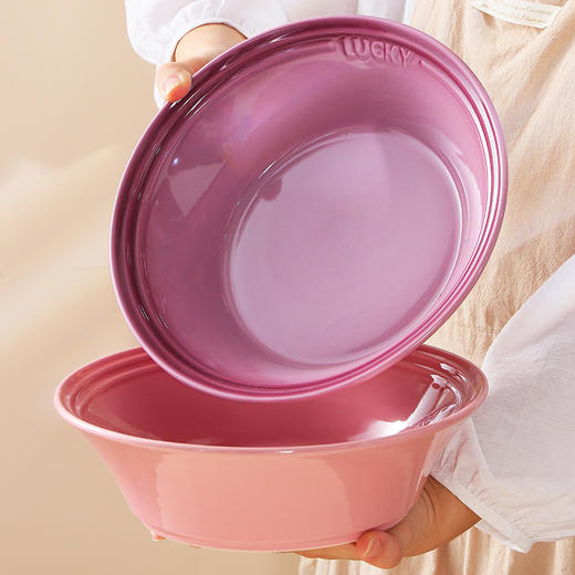 【好物推荐】法式彩虹陶瓷大号面碗大汤碗家用 商品图1