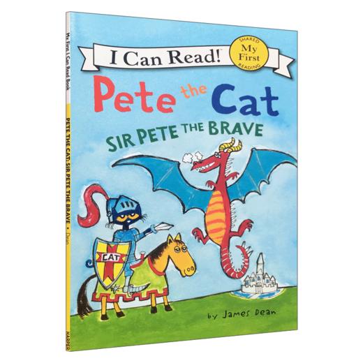 Collins柯林斯 英文原版 My First I Can Read Pete the Cat Sir Pete the Brave 皮特猫分级阅读 勇敢的皮特猫爵士 英文版 进口英语原版书籍 商品图1