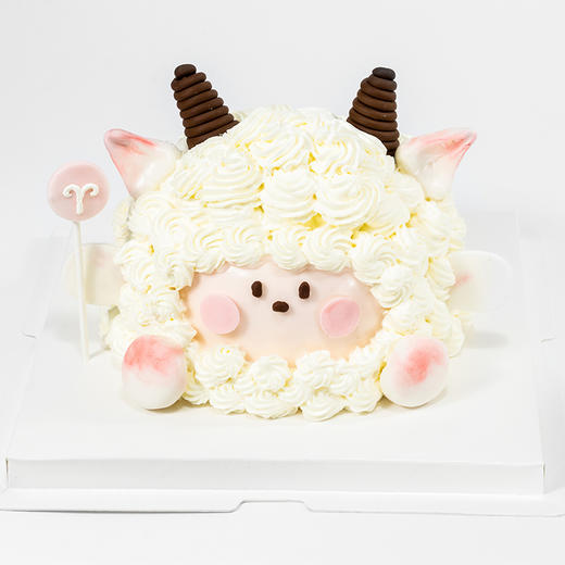 烤爱·白羊座 星座生日蛋糕系列·懒羊羊·多口味可选·可爱儿童聚会生日节日【仅限深圳同城配送】 商品图2