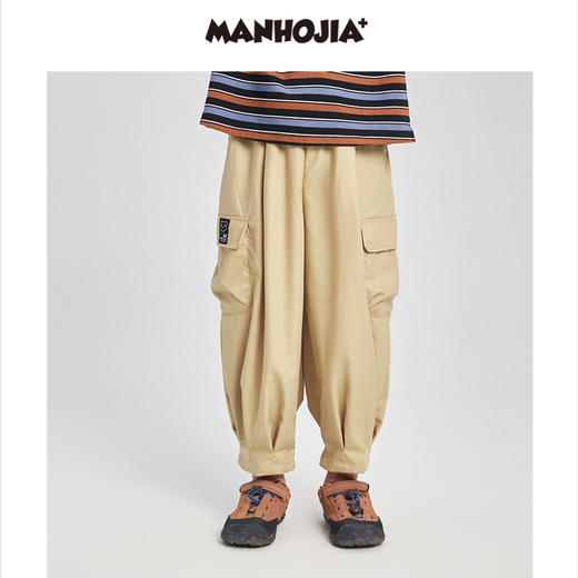 漫画家潮童装男童防蚊裤2023新款薄款灯笼阔型透气儿童长裤夏装 商品图1