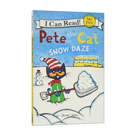 Collins柯林斯 英文原版 My First I Can Read Pete the Cat Snow Daze 皮特猫分级阅读 皮特猫与漫天大雪 英文版 进口英语原版书籍 商品图1