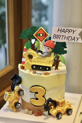 挖挖机男孩（图为4寸款）