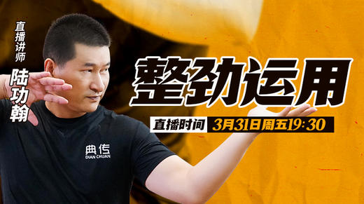 【3月31日】整劲运用 直播动作讲解 商品图0
