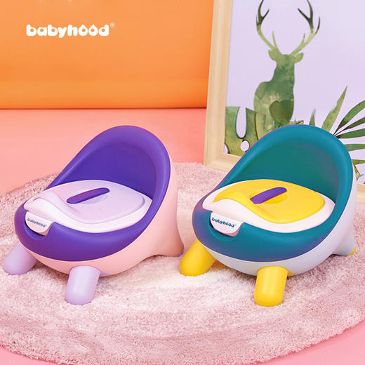 【纳米银离子 萌Q坐便器】世纪宝贝儿童坐便器 婴儿便盆尿盆小马桶男女宝宝通用幼儿专用 商品图2