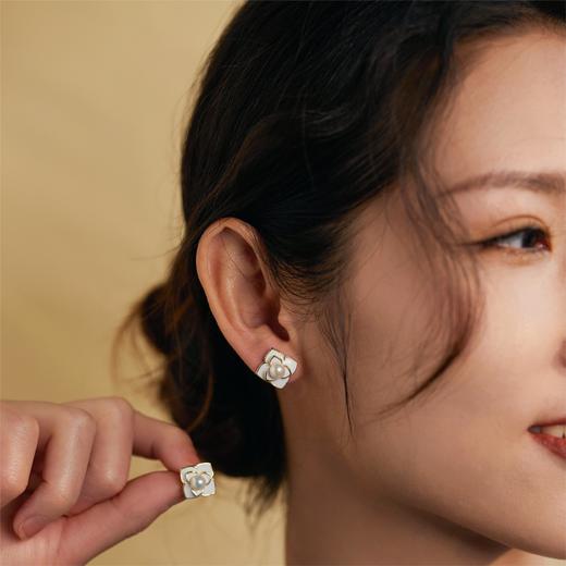 【七天耳钉不重样，一对不到40元】Manreya玛芮雅“都市精英七天&五天珍珠耳钉”丨女神精英必备，天然淡水珍珠，18k注金材质，S925银针 商品图2