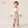 英氏婴儿哈衣男宝纯棉假两件背带连体衣爬服23春夏款YRHAJ1P191A 商品缩略图0