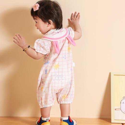 棉果果夏季新品女童女宝对开连体衣M222722223251 商品图2