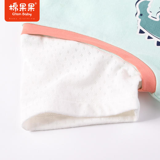 棉果果夏季新品男童男宝假两件套头连体衣M212727223305 商品图7