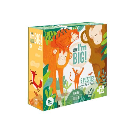 Londji 看！我长大了 拼图 适合年龄3岁+ 西班牙玩具 PZ007U 商品图0