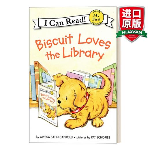 Collins柯林斯 英文原版 My First I Can Read Biscuit Loves the Library 小饼干喜欢图书馆 英文版 进口英语原版书籍 商品图0