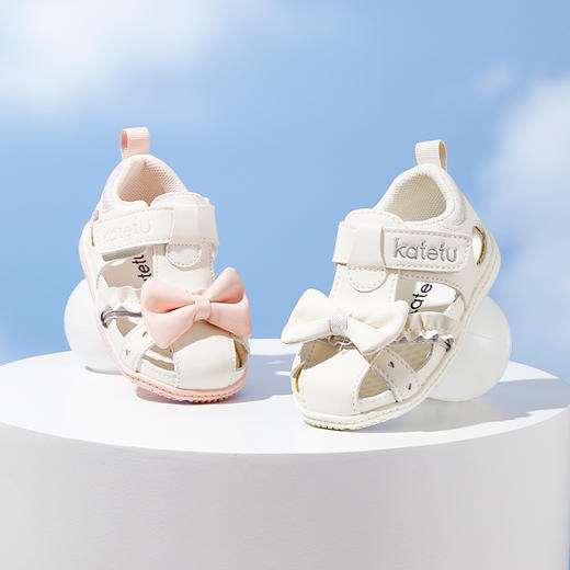 卡特兔学步鞋女宝宝夏季新品婴儿公主鞋软底防滑儿童凉鞋女孩【断码清仓内购】 商品图1