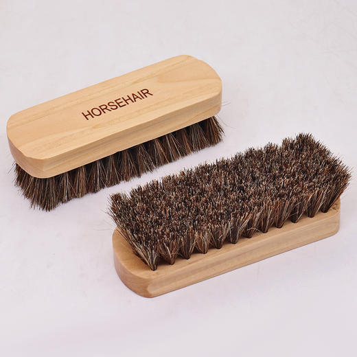 原木大号中号马毛刷 鞋刷 商品图4