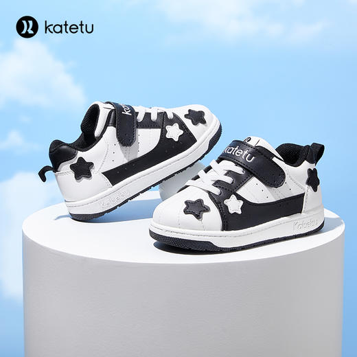 卡特兔宝宝学步鞋2023秋季室内鞋幼儿园小白鞋儿童机能鞋板鞋 商品图2