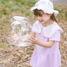 商场同款棉果果春款女童蕾丝花边帽M524400422159