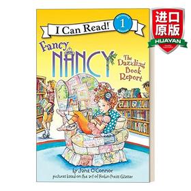 Collins柯林斯 英文原版 I Can Read 1 Fancy Nancy The Dazzling Book Report 漂亮的南希 精彩的读书报告 小俏妞希希分级读物 英文版 进口书籍