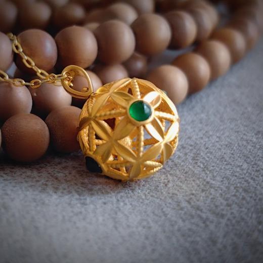 18K镶嵌翡翠项坠【诸事圆满】 商品图10