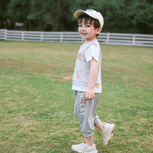 棉果果夏季新品男童男宝针织七分裤裤子M212201223278 商品图0