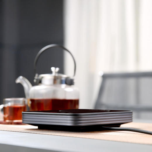 艾玛诗 T3超薄电陶炉220V/800W 恒温煮茶烧水电热炉高档新中式小型静音电热烧水煮茶炉 商品图2