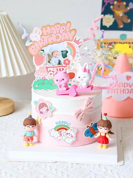 【缤纷乐园3】可放宝宝照片-鲜果奶油蛋糕 商品图0