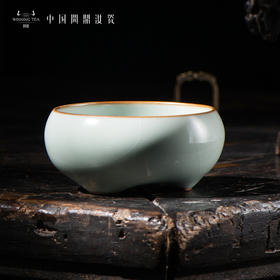 问鼎汝瓷鼎峰系列天青老款品善杯