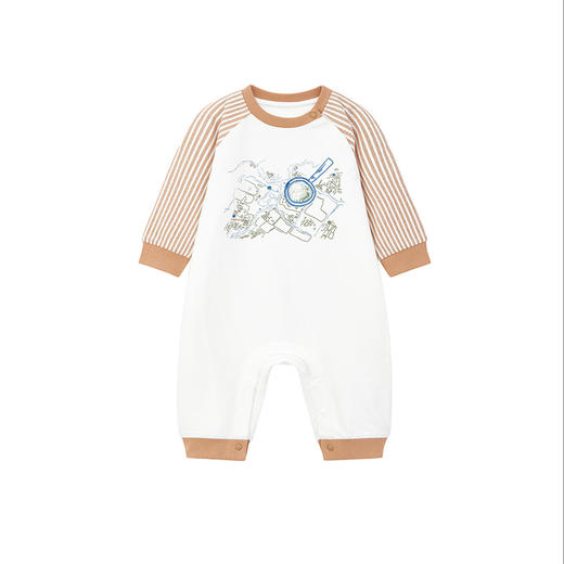 英氏婴儿23春夏新款连体衣长袖爬服宝宝哈衣幼儿衣服YRHAJ1P194A 商品图4