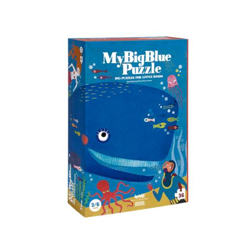 Londji 我的鲸鱼大朋友 拼图 36片 适合年龄3岁+ 西班牙玩具 PZ335U 商品图0