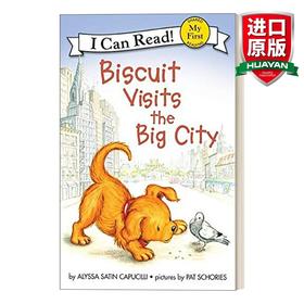 Collins柯林斯 英文原版 My First I Can Read Biscuit Visits the Big City 小饼干*狗游览大城市 英文版 进口英语原版书籍