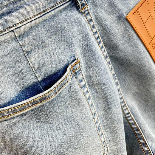 【断码 清货】图二实拍 ED新款 激光立体logo 微喇牛仔裤 优良比例呈现 商品图13