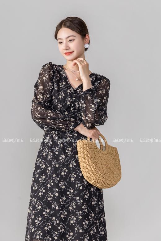 【门店同款】春季V领排扣连衣裙 150382622 商品图8