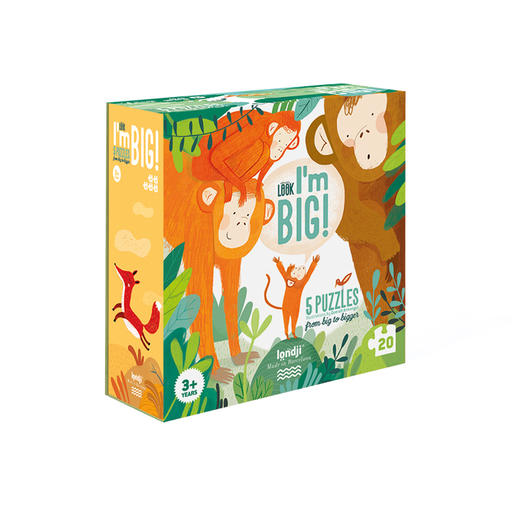 Londji 看！我长大了 拼图 适合年龄3岁+ 西班牙玩具 PZ007U 商品图2