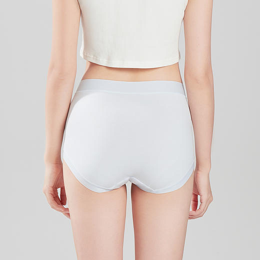 都市丽人健康系列莫代尔平角裤女士内裤高腰平角裤LK34A1 商品图2
