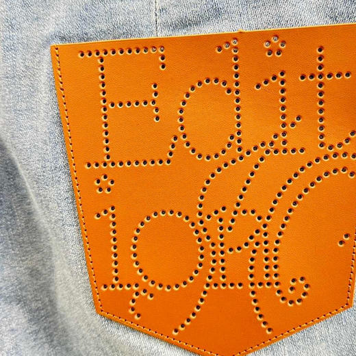 【断码 清货】图二实拍 ED新款 激光立体logo 微喇牛仔裤 优良比例呈现 商品图7