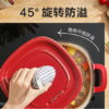 苏泊尔 SUPOR 铸铁珐琅锅22cm汤锅焖煮锅3.4L浆果红ET22JAF01-R 商品缩略图4