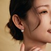 【七天耳钉不重样，一对不到40元】Manreya玛芮雅“都市精英七天&五天珍珠耳钉”丨女神精英必备，天然淡水珍珠，18k注金材质，S925银针 商品缩略图8