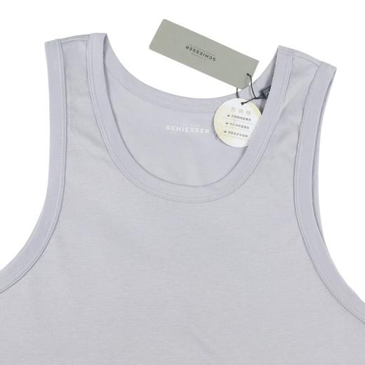 SCHIESSER 德国舒雅内衣铂雅男圆领120S长绒棉单背心 95/21360V 商品图3