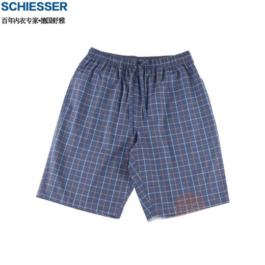 【梭织全棉】SCHIESSER 德国舒雅男士薄款透气休闲中裤69/21117P 商品图0