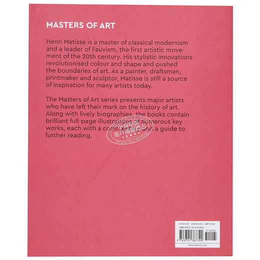 【中商原版】Matisse: Masters of Art 进口艺术 马蒂斯：艺术大师 商品图1