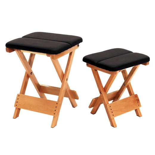 禅柔训练凳实木折叠凳子健身普拉提瑜伽椅子 商品图1