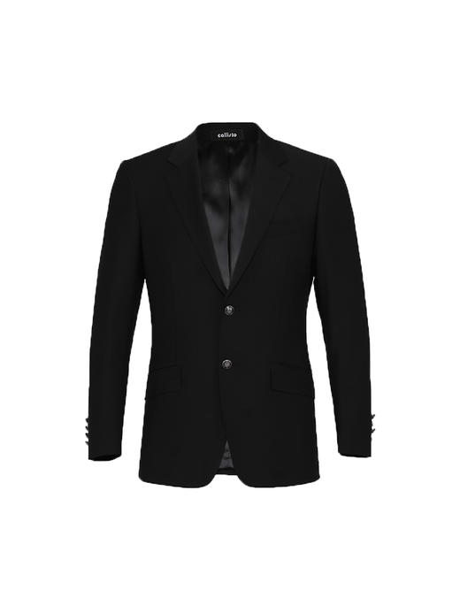 callisto黑色丝毛混纺西服 ARBWJ076C 商品图5