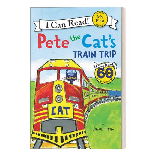 Collins柯林斯 英文原版 My First I Can Read Pete the Cat's Train Trip 皮特猫分级阅读 皮特猫的火车旅途 英文版 进口英语原版书籍 商品图1