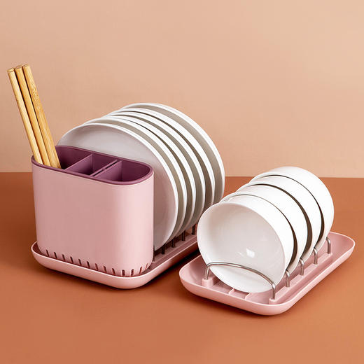 【日用百货】厨房碗碟沥水架晾放碗筷餐具置物架 商品图2