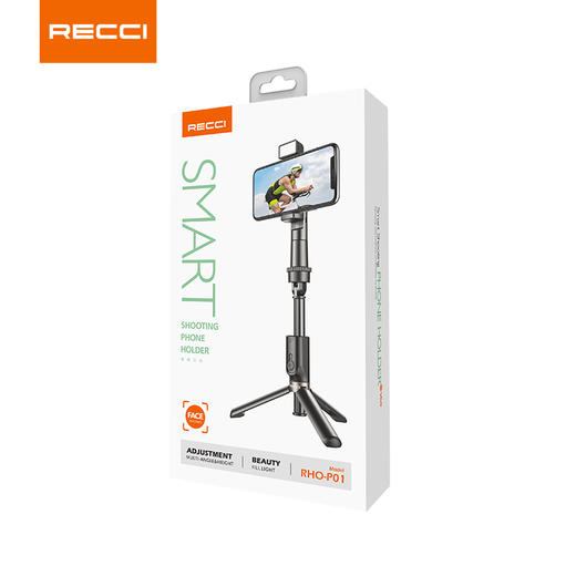 Recci锐思 智能跟随云台自拍三脚架两用可调节RHO-P01 商品图4