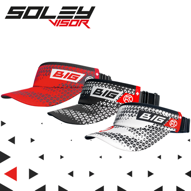 BigK 大K SOLEY VISOR 轻量级空顶帽 户外 路跑 马拉松