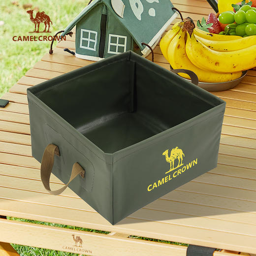 骆驼户外可折叠水盆便携式旅游旅行洗脸盆野营洗衣水桶露营洗菜盆 1J32266311 商品图4