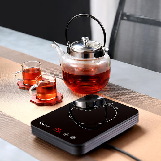 艾玛诗 T3超薄电陶炉220V/800W 恒温煮茶烧水电热炉高档新中式小型静音电热烧水煮茶炉 商品图3