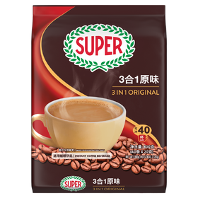 super超级原装进口咖啡三合一原味40条