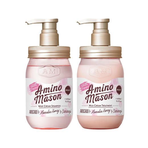 阿蜜浓梅森 氨基酸植物精粹润泽洗发水护发素(樱花) 商品图0