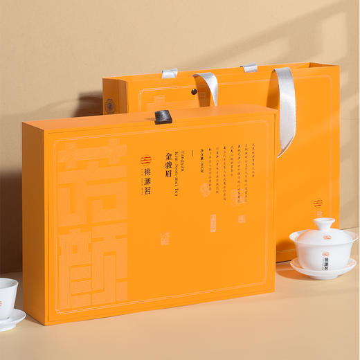 【源自红茶发源地桐木关】桃渊茗 芳颜 特级金骏眉 红茶 礼盒装 200g/盒 商品图0