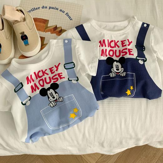 婴儿卡通连体衣0-2岁夏季男宝宝时尚假两件包屁衣婴儿衣服薄ML971 商品图4